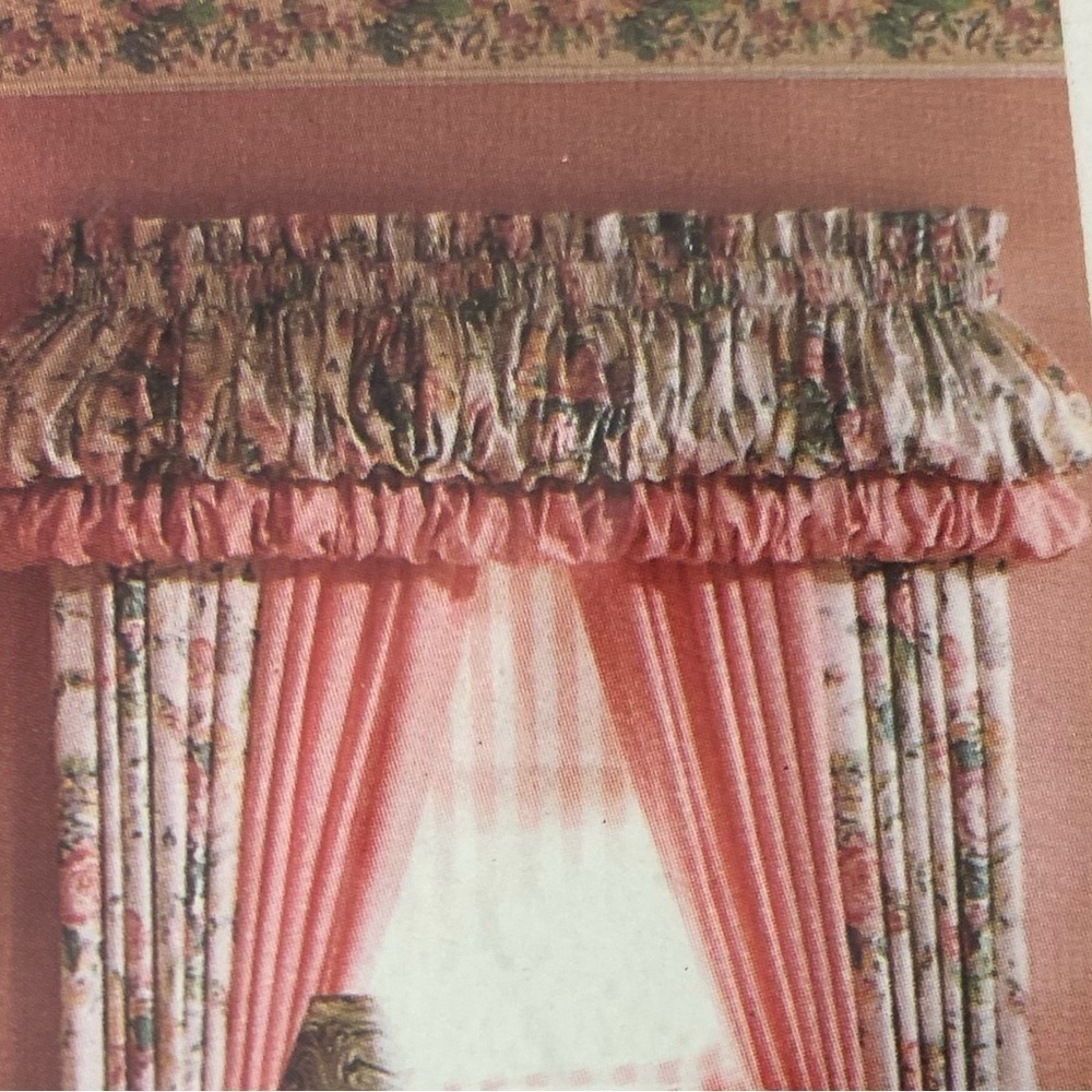Laura Ashley blouson Imogen II print valance 86 x 15